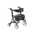 Drive Medical Nitro Euro Style Rollator, Heavy Duty, Black 10266hd-bk